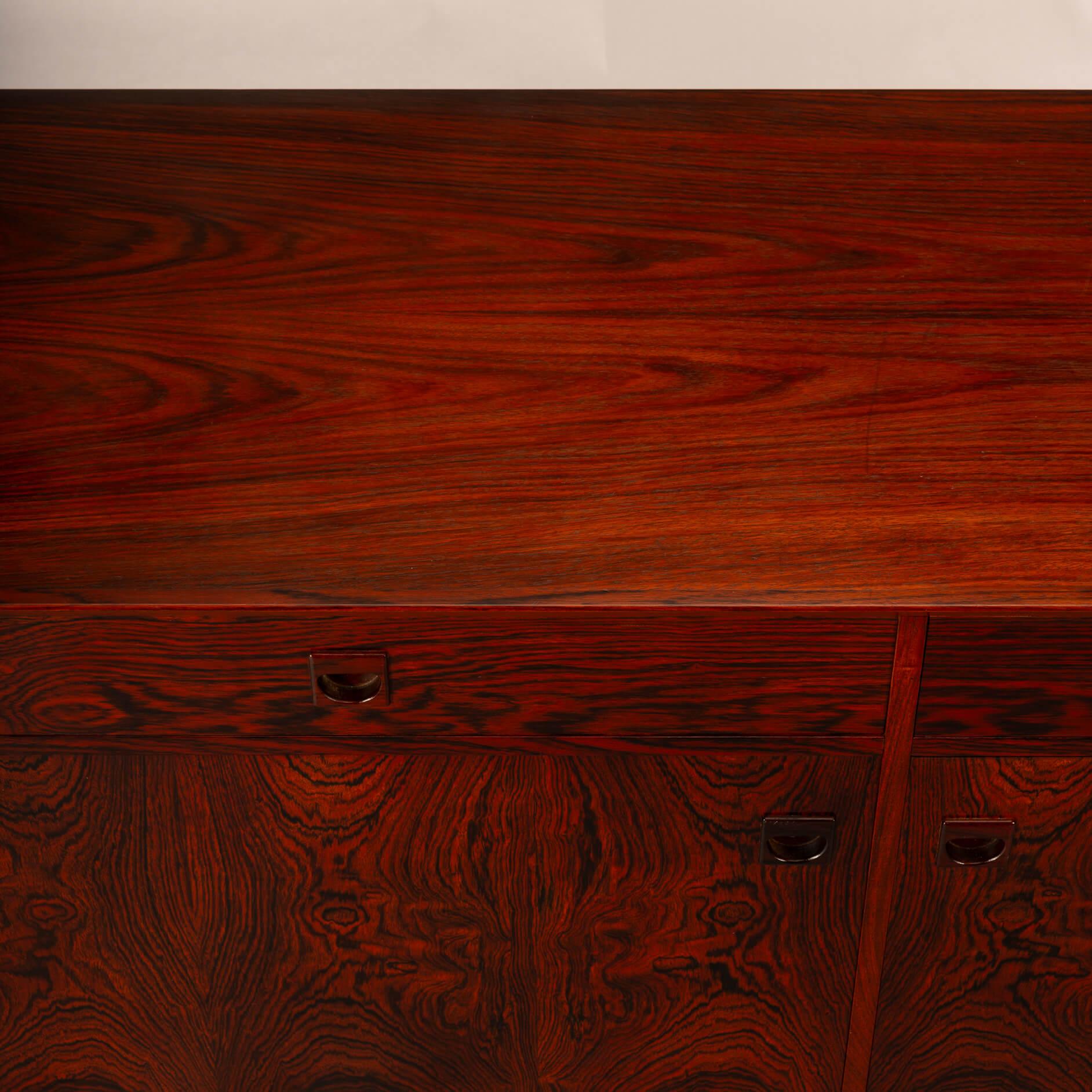 Danish Design Rosewood small Sideboard by E Brouer for Brouer Møbelfabrik, 1960s 4