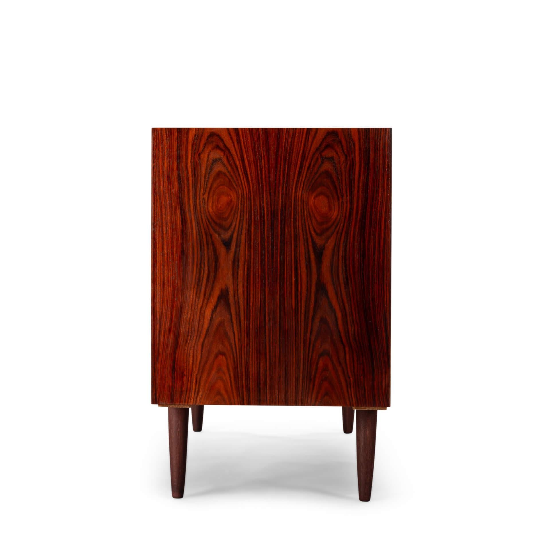 Veneer Danish Design Rosewood small Sideboard by E Brouer for Brouer Møbelfabrik, 1960s