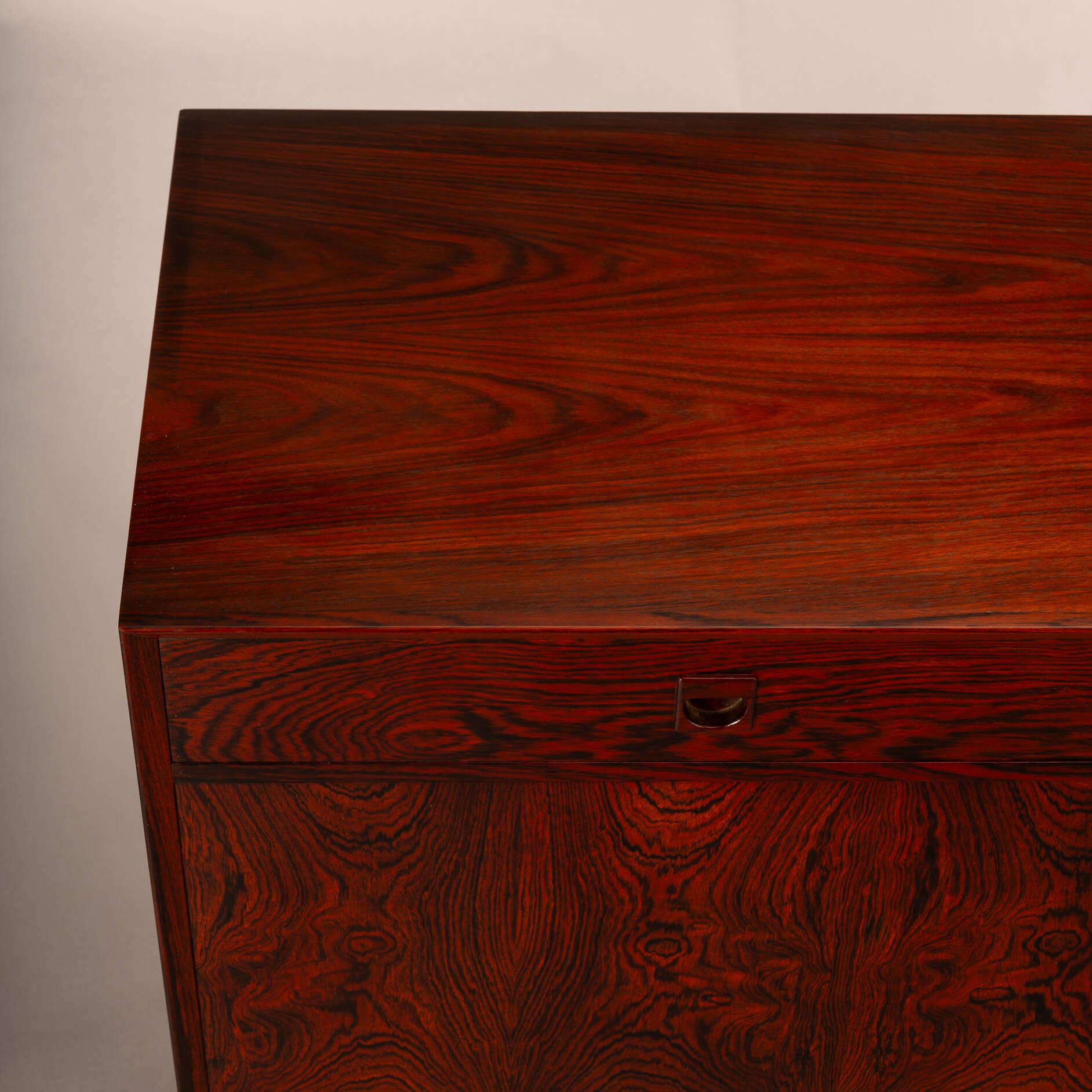 Danish Design Rosewood small Sideboard by E Brouer for Brouer Møbelfabrik, 1960s 3