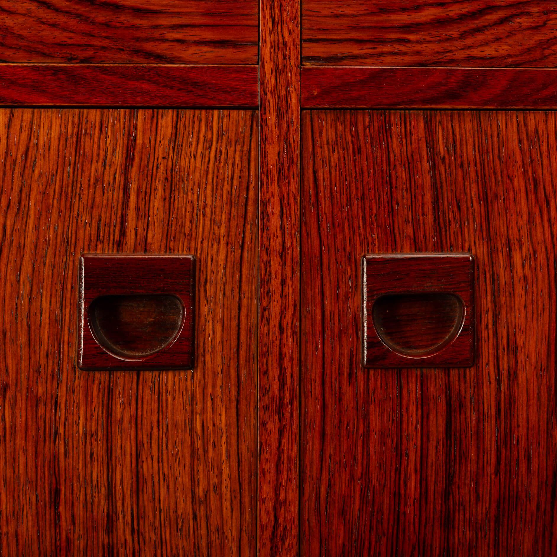 Palissandro Credenza Small Design danese in palissandro di E Brouer per Brouer Møbelfabrik, anni '60 in vendita