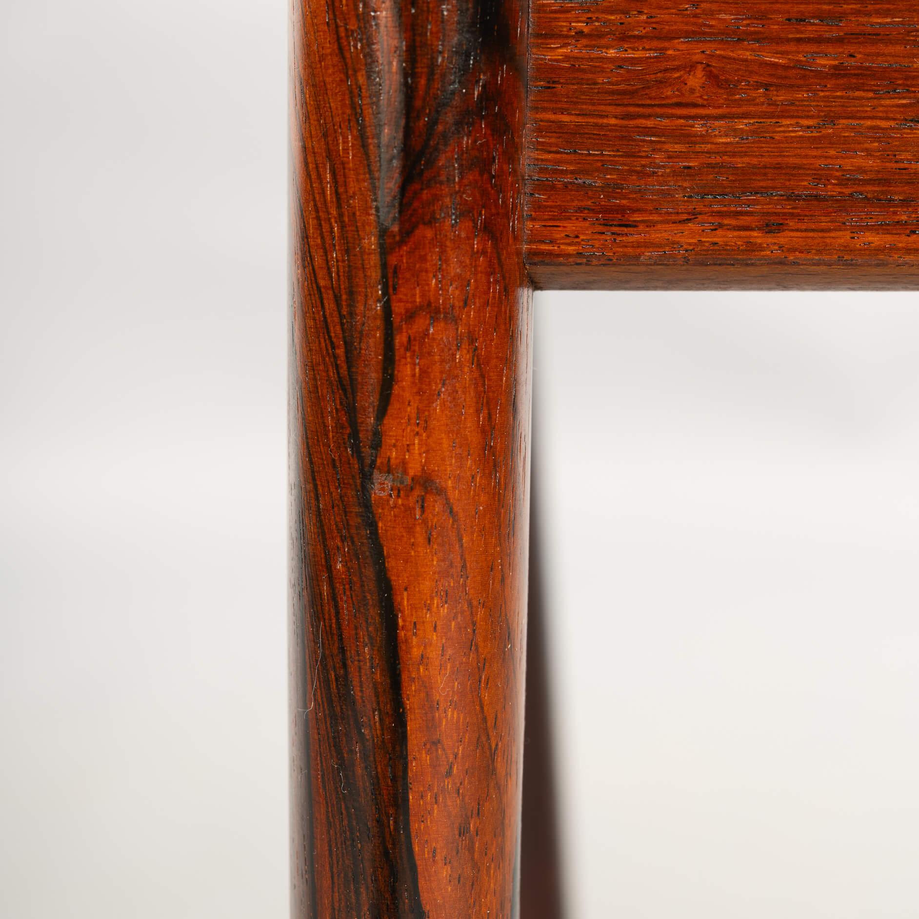 Silla Z de palisandro de diseño danés, modelo 42, de Kai Kristiansen, años 60, set de 2 piezas en venta 4