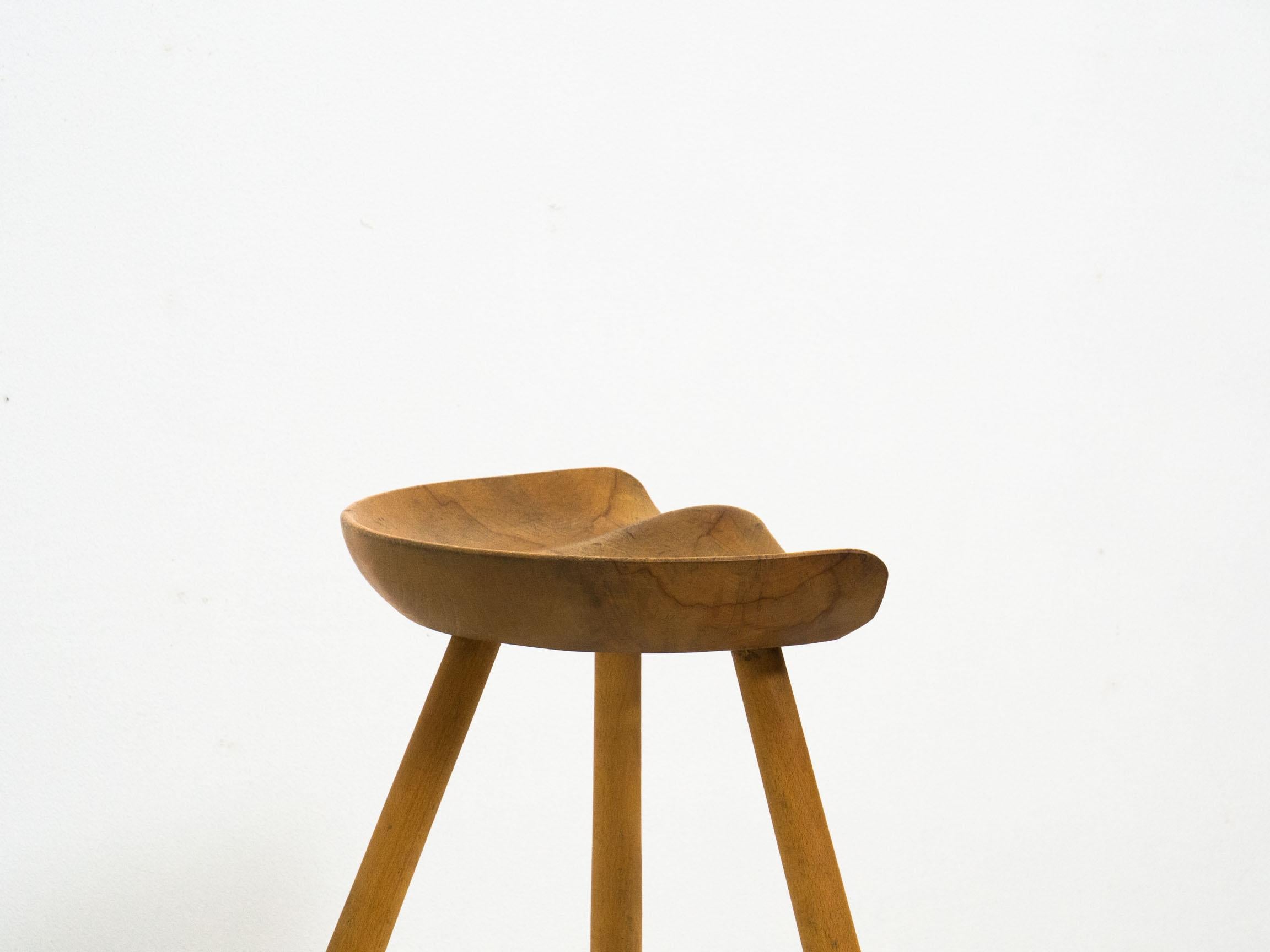 Beech sculptural stool, Danish design.

This stool from Denmark is made in beech wood. The shapes and design resemble those of Arne Hovmand Olsen’s stools.

The stool is in great condition, showing signs of use as part of its authentic appearance.