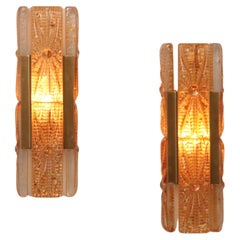Danish Design set Vitrika Aladdin Wall Lamps, Denmark 1960s