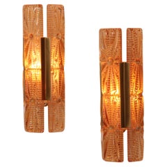 Danish Design set Vitrika Aladdin Wall Lamps, Denmark 1960s