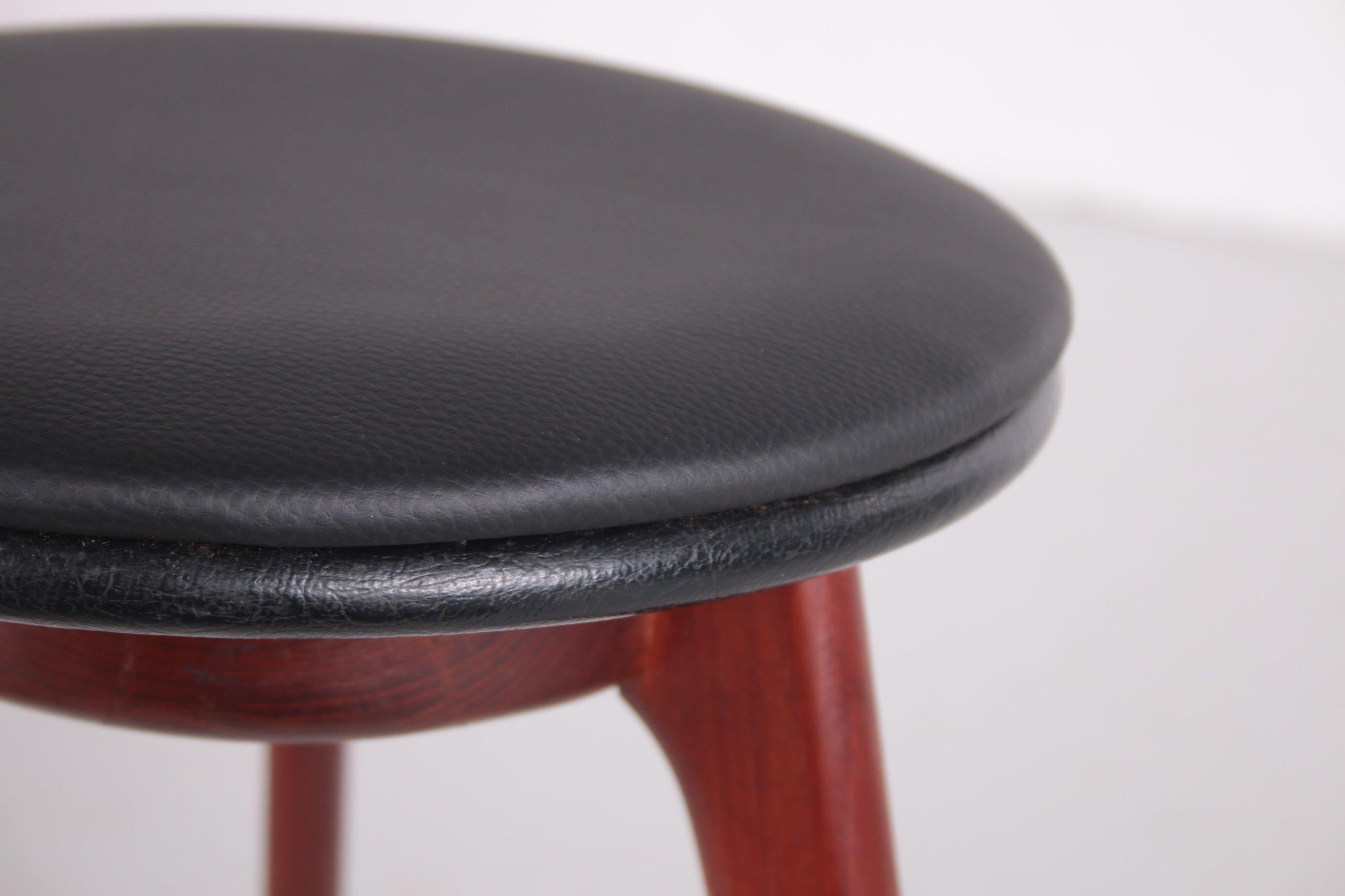 Mid-Century Modern Danish Design Side Stool by Erik Buch Made by Domus Danica, 1960s For Sale