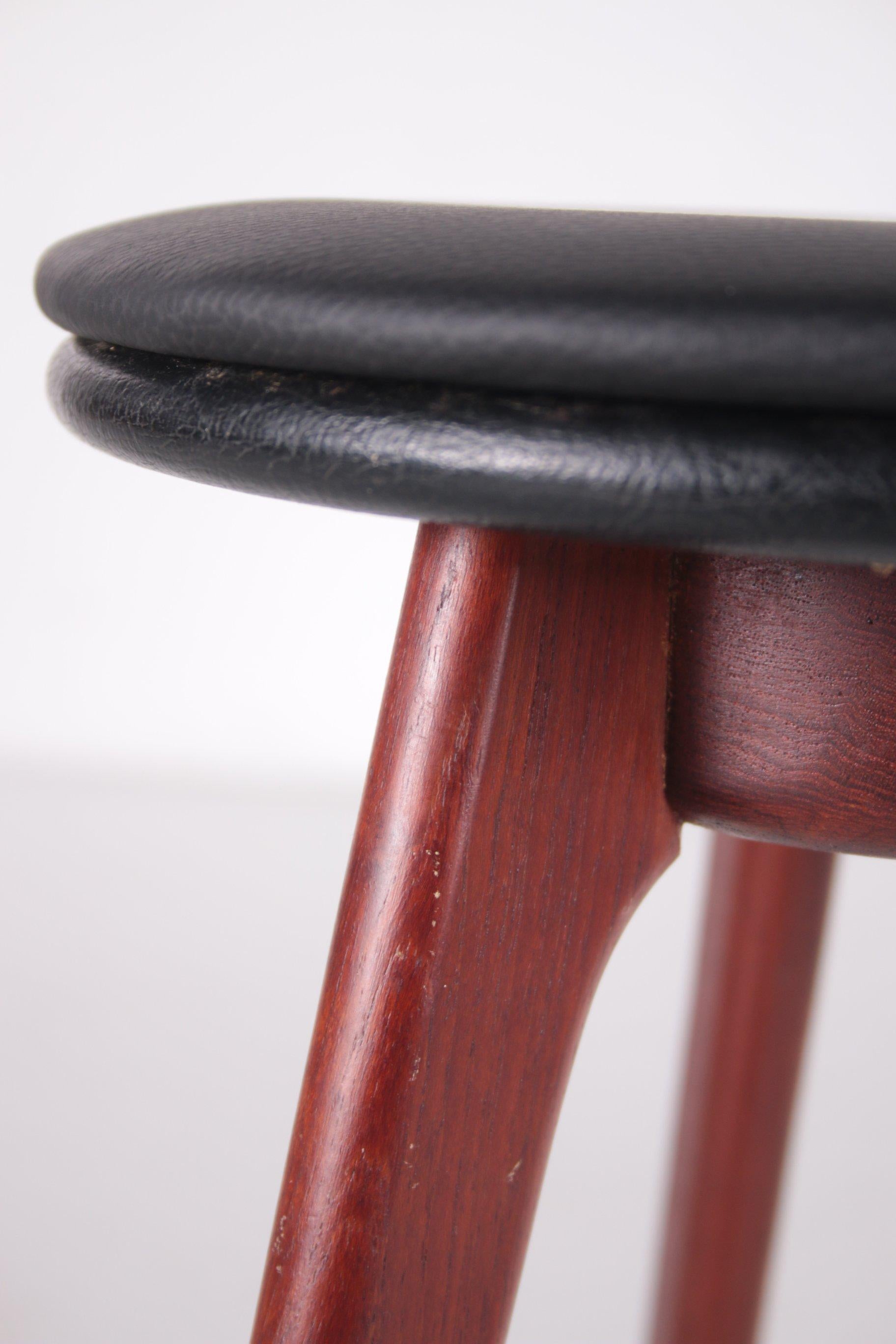 Mid-20th Century Danish Design Side Stool by Erik Buch Made by Domus Danica, 1960s For Sale