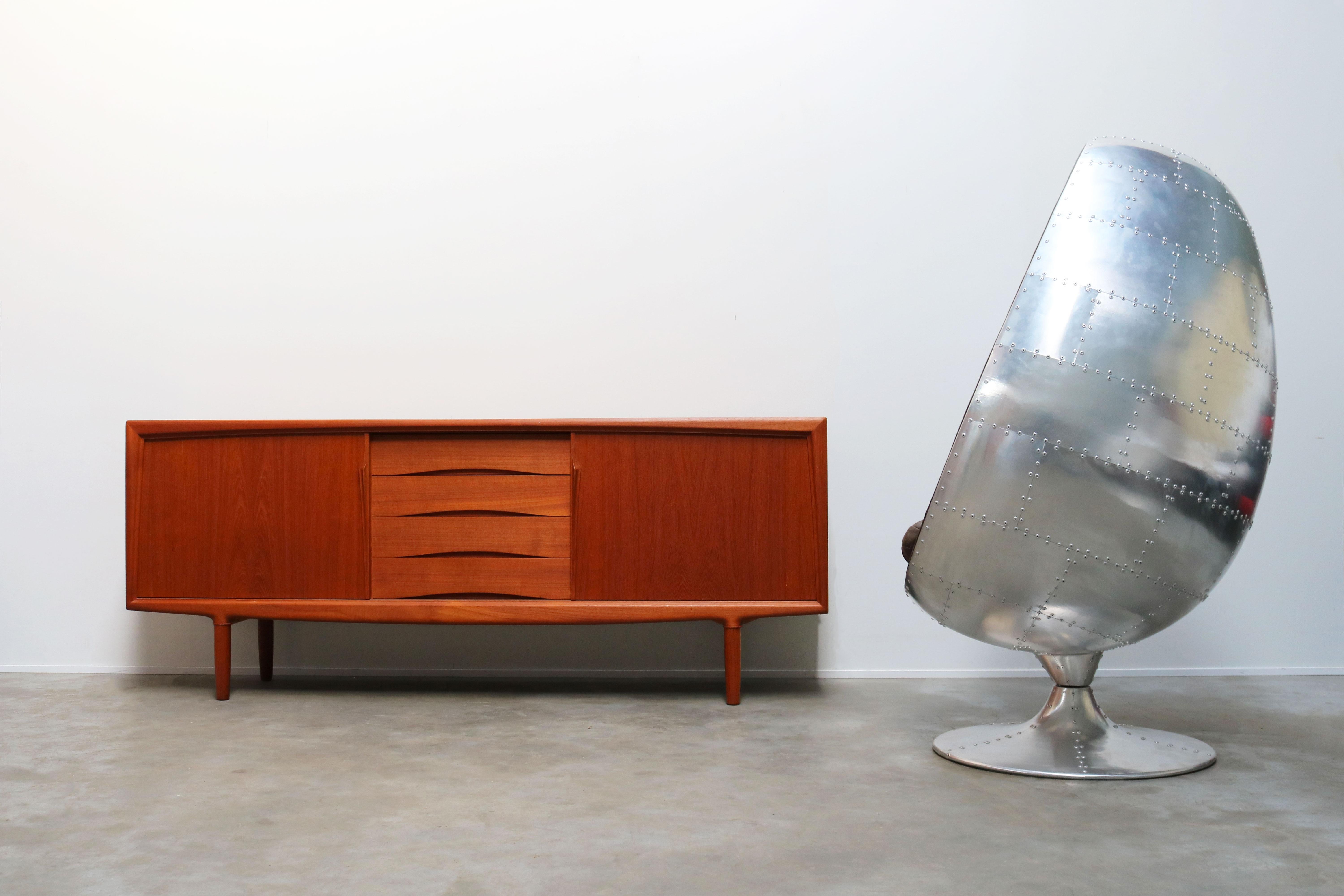 Danish Design Sideboard / Credenza by Gunni Omann for Aco Mobler 1950s Teak 8