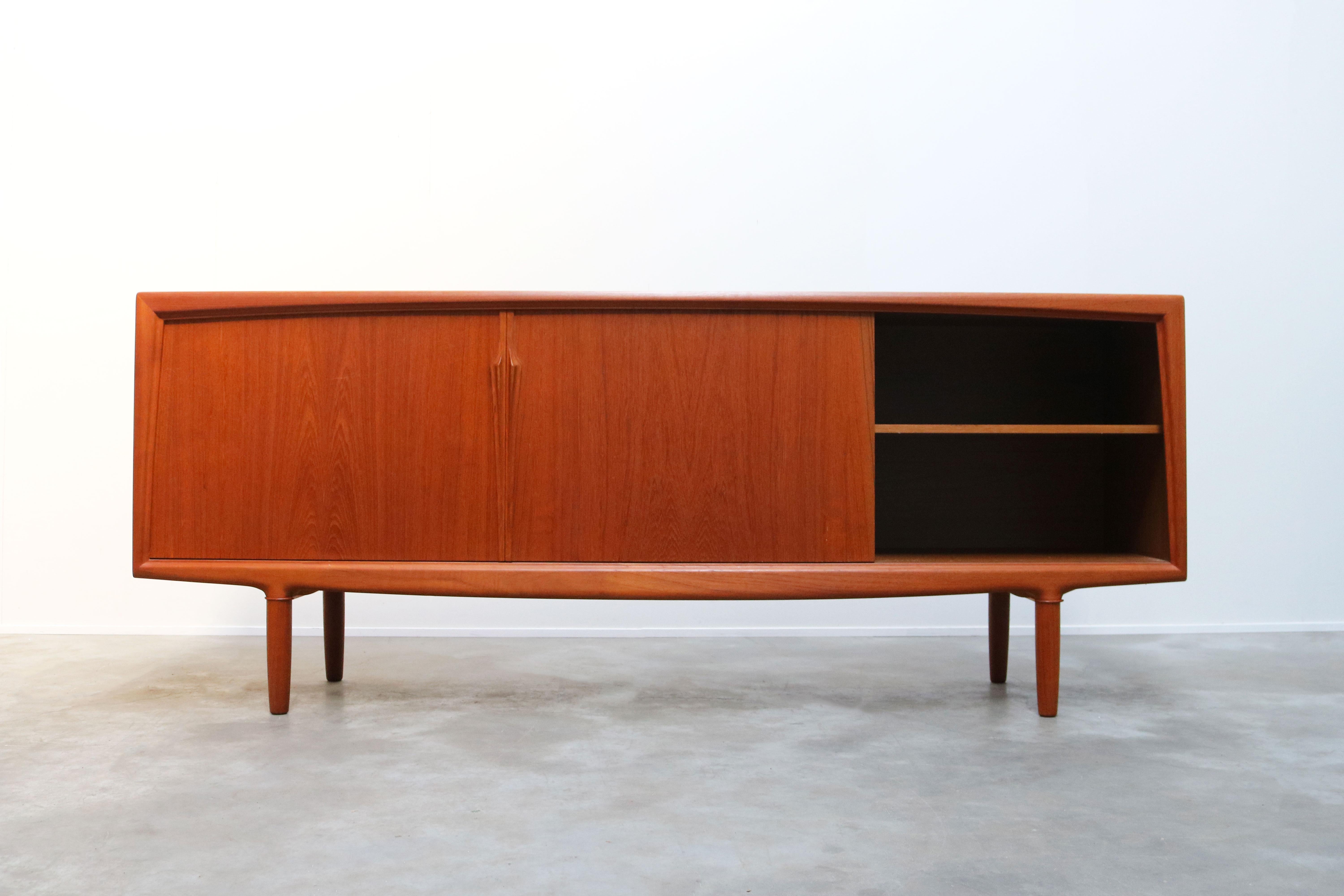 Danish Design Sideboard / Credenza by Gunni Omann for Aco Mobler 1950s Teak 2