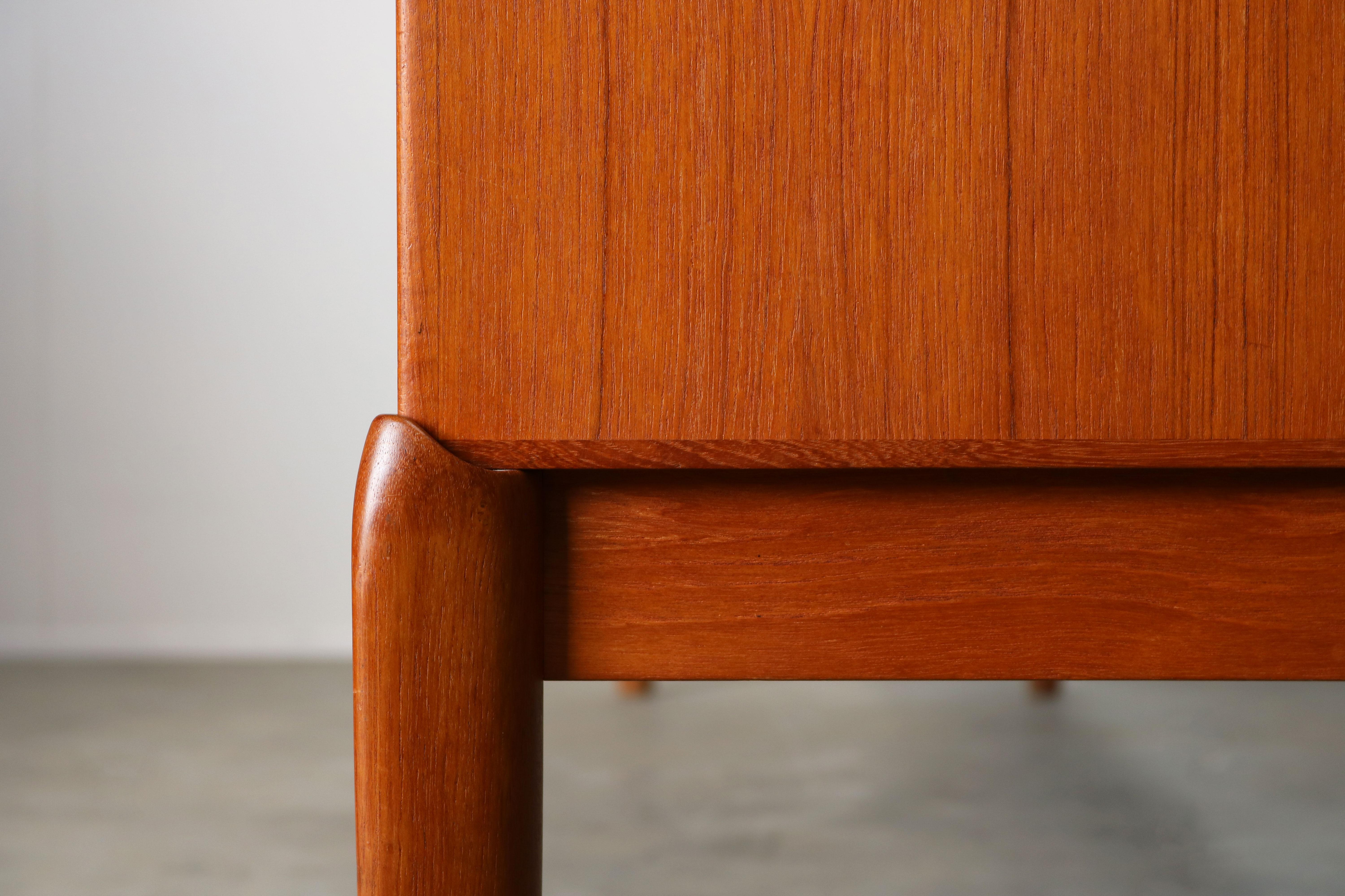 Danish Design Sideboard / Credenza by H.W. Klein for Bramin Teak Brown, 1950s 11