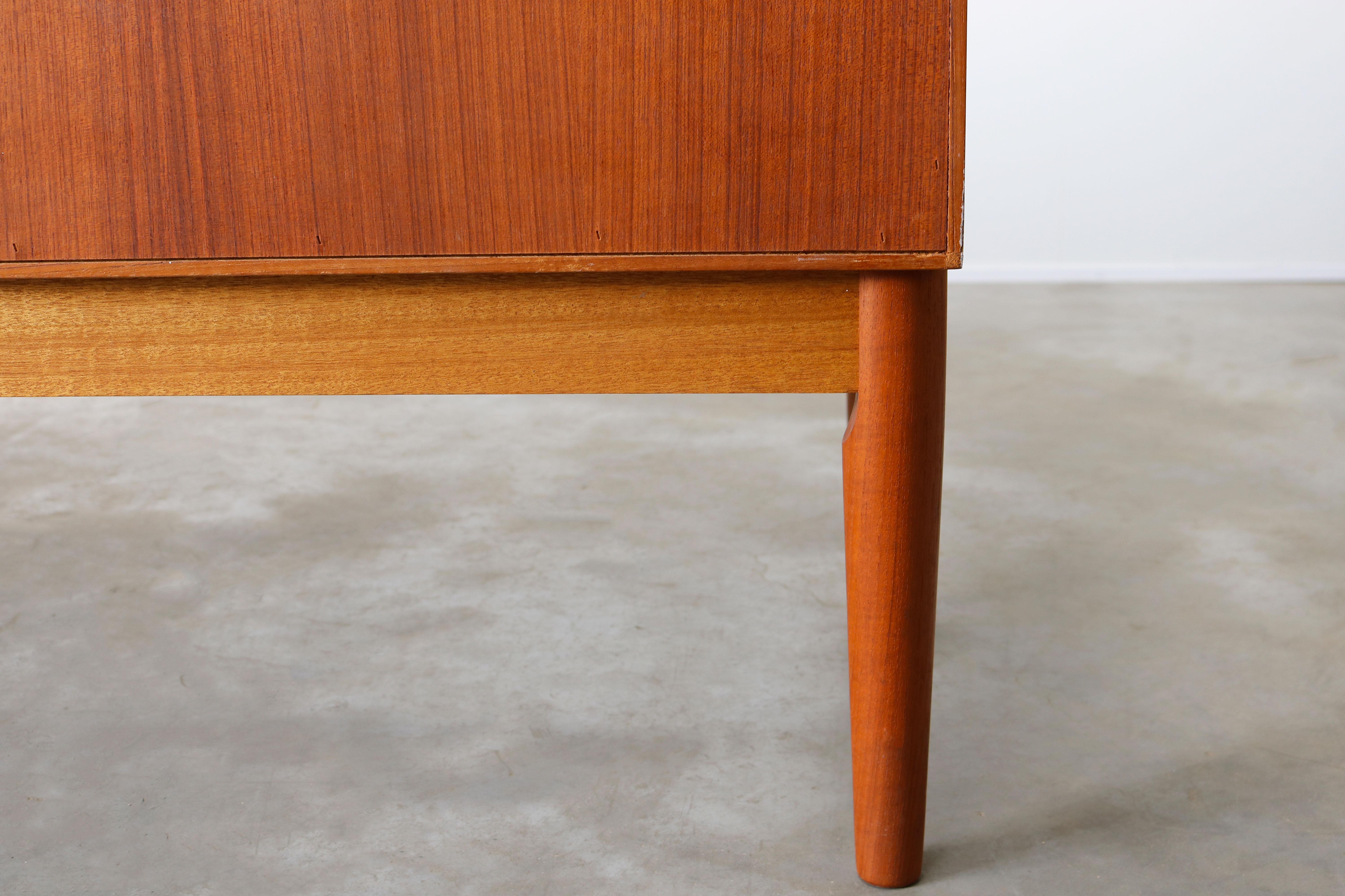 Danish Design Sideboard / Credenza by H.W. Klein for Bramin Teak Brown, 1950s 14
