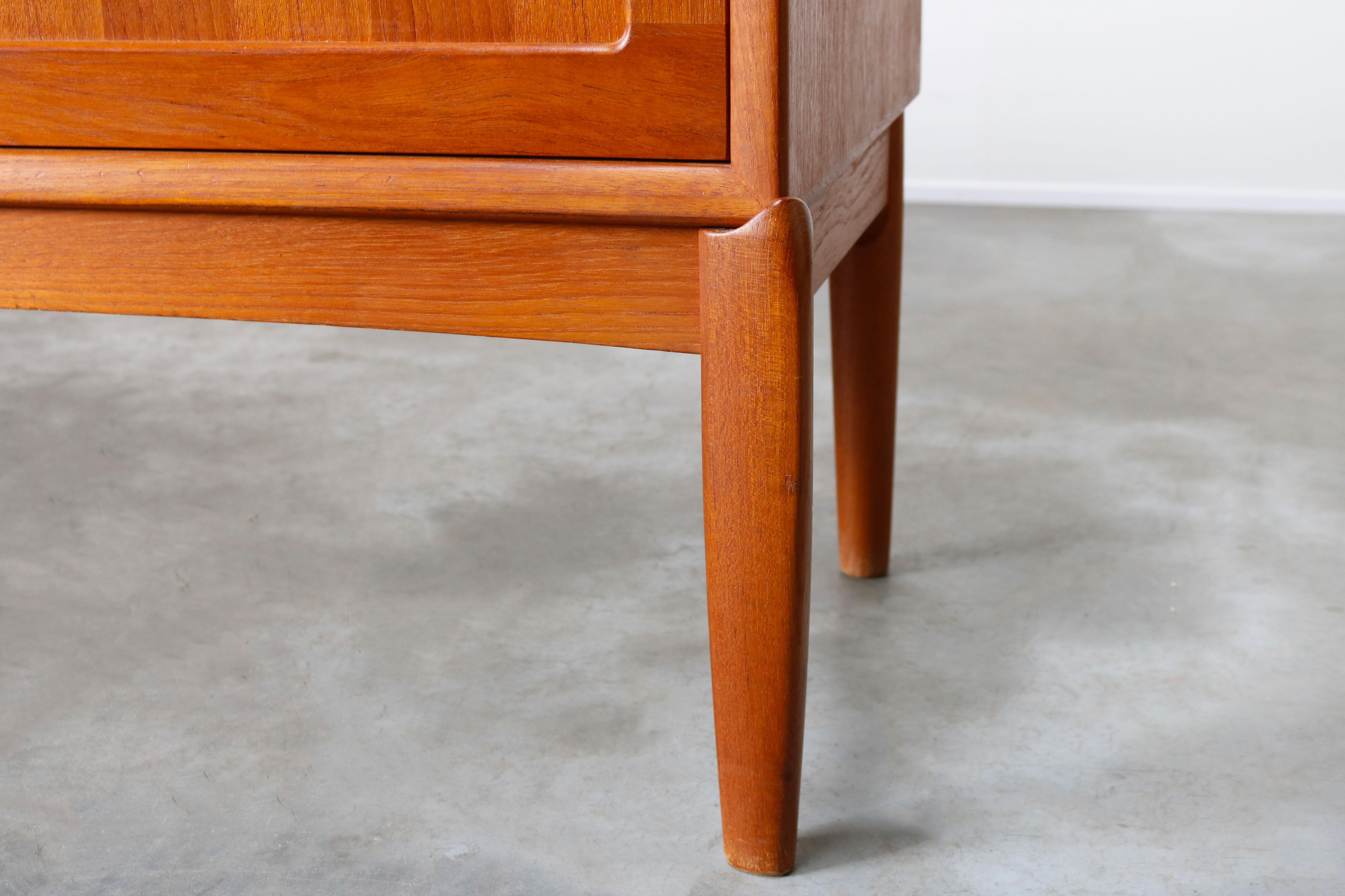 Danish Design Sideboard / Credenza by H.W. Klein for Bramin Teak Brown, 1950s 4