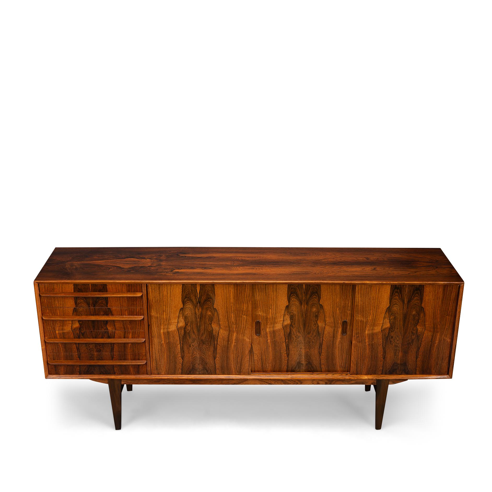 Danish Design Sideboard in Brazilian Rosewood, 1960s In Good Condition In Breda, Netherlands