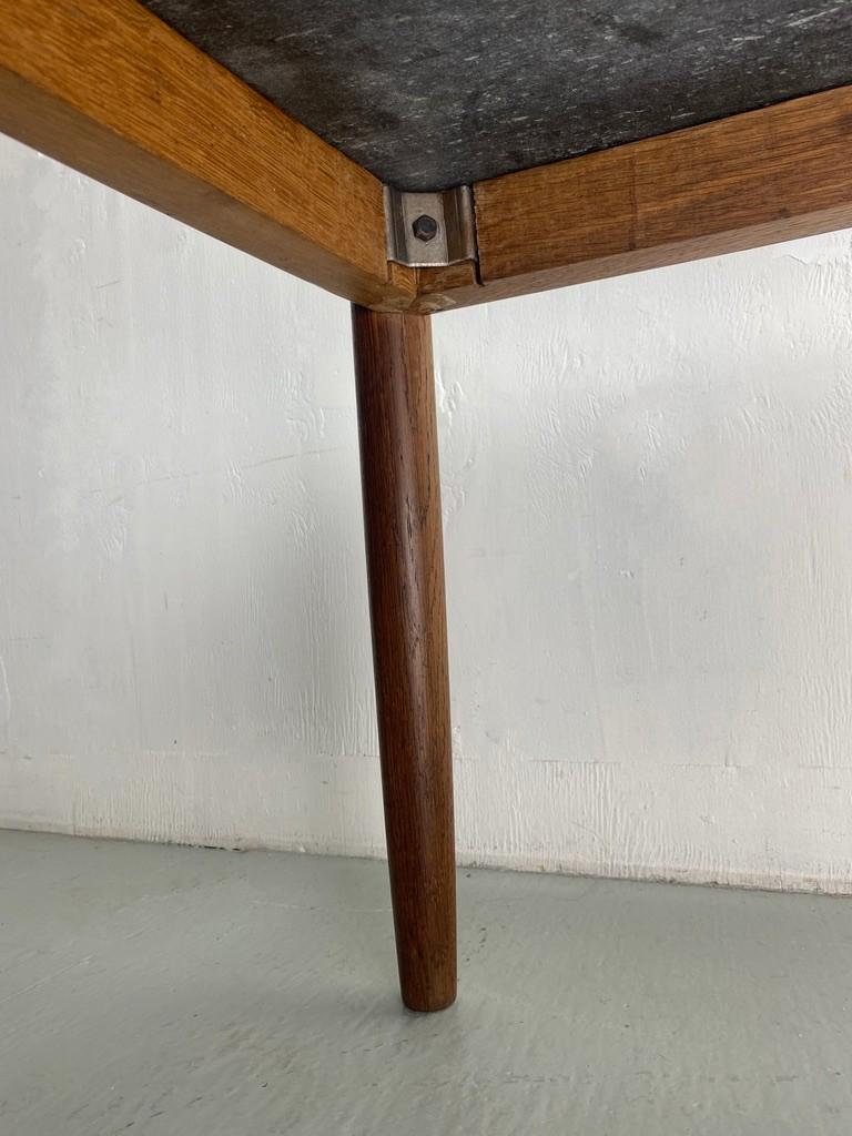Danish Design slate top coffee table - Magnus Olesen 1960 For Sale 8