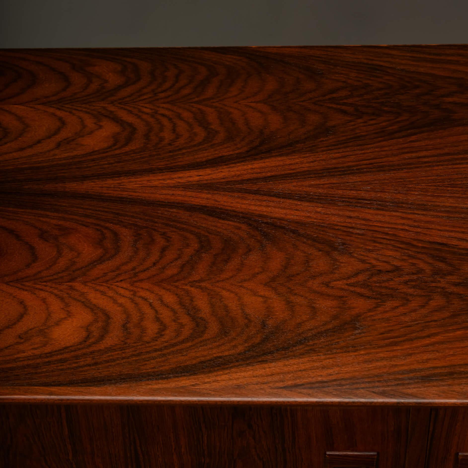 Danish Design Small Rosewood Sideboard by Brouer Mobelfabrik, 1960s For Sale 6