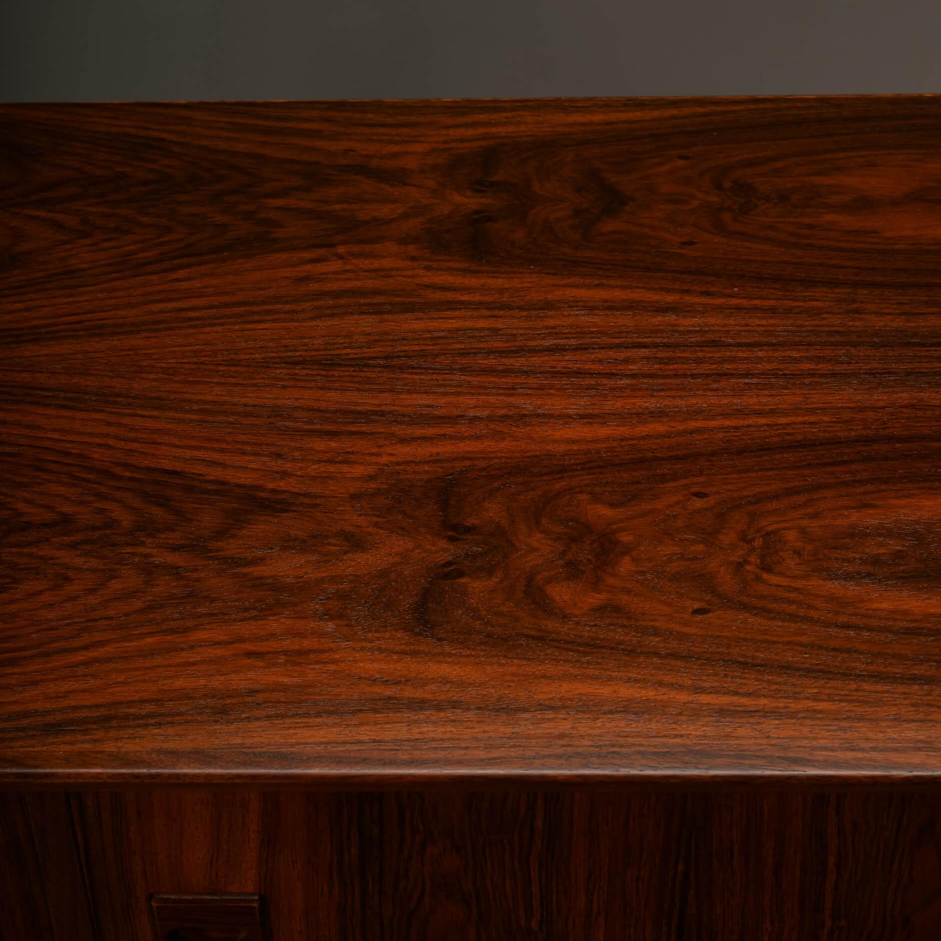 Danish Design Small Rosewood Sideboard by Brouer Mobelfabrik, 1960s For Sale 7
