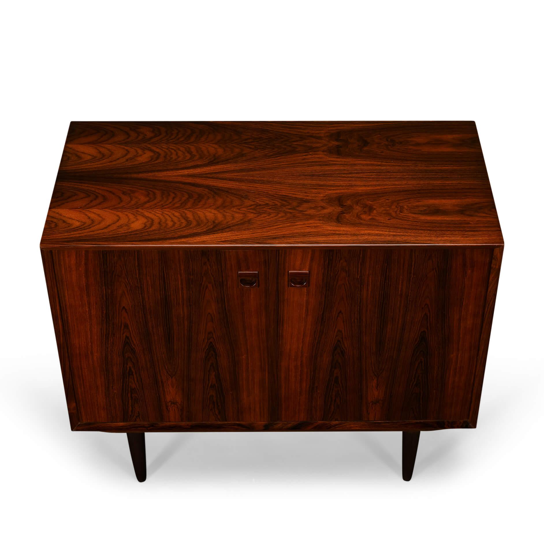 Mid-20th Century Danish Design Small Rosewood Sideboard by Brouer Mobelfabrik, 1960s For Sale