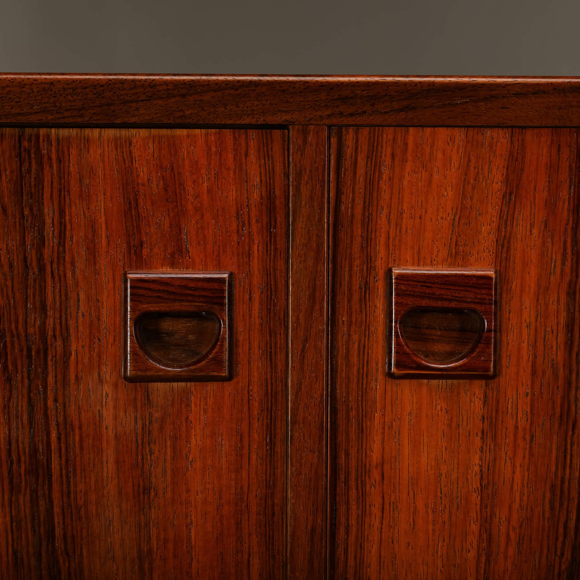 Danish Design Small Rosewood Sideboard by Brouer Mobelfabrik, 1960s For Sale 2