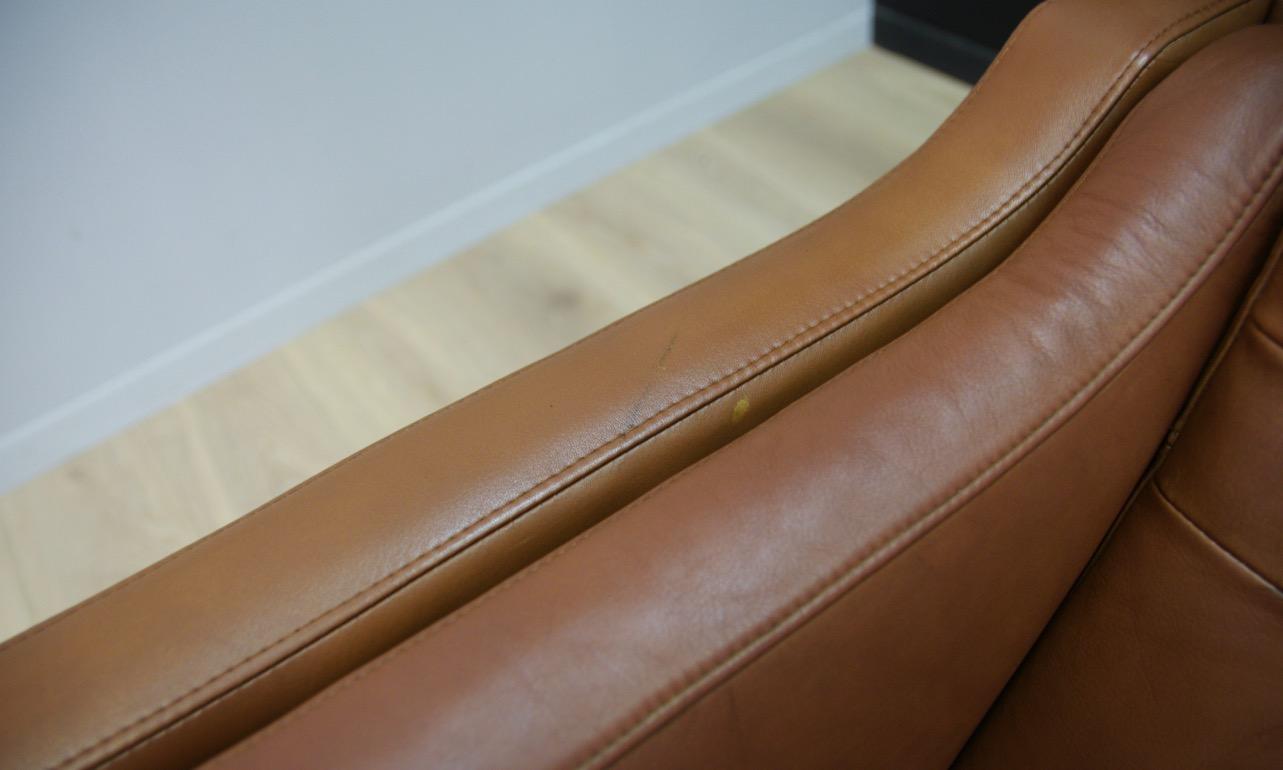 Danish Design Sofa Leather Vintage Midcentury 1