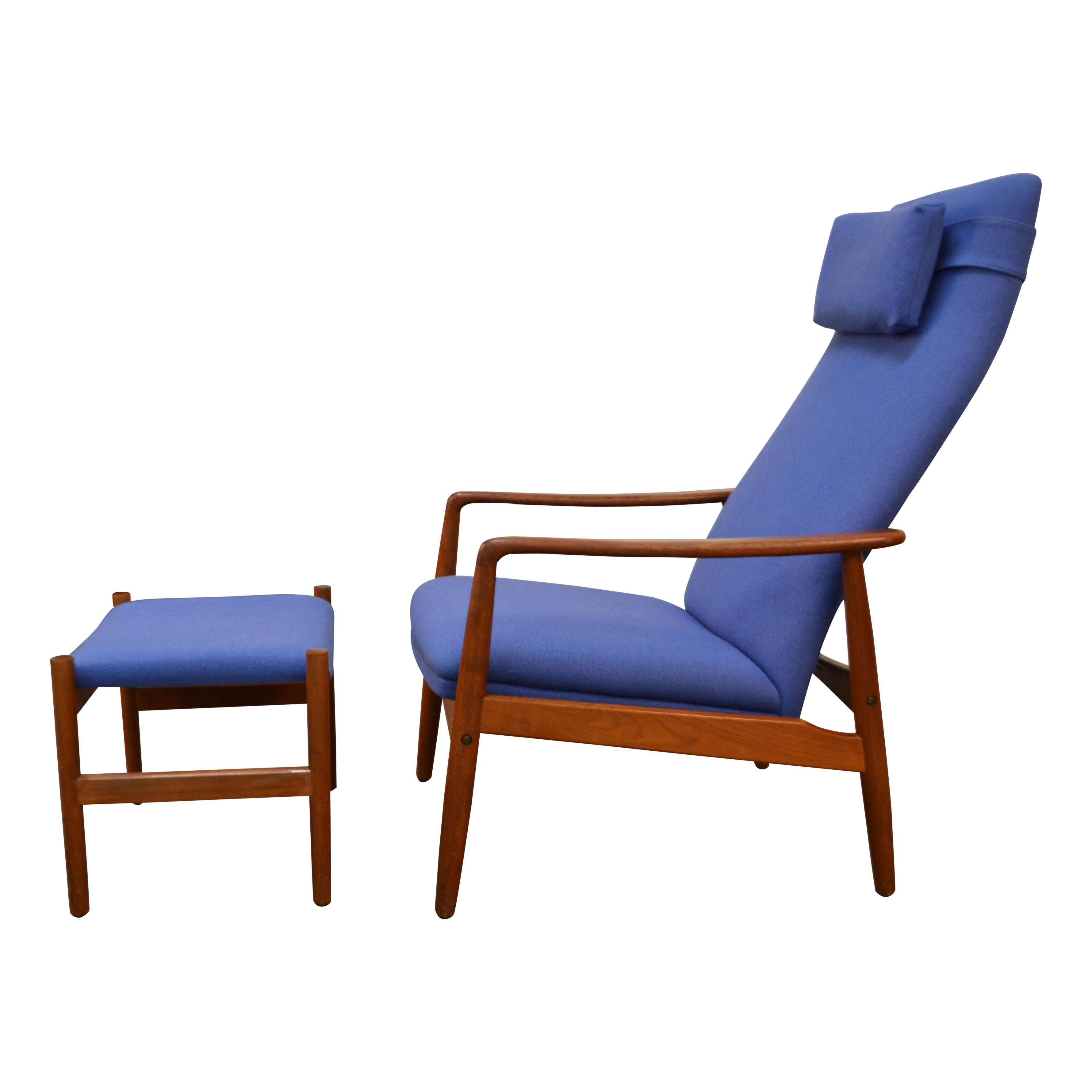 danish chair and ottoman
