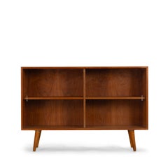 Danish Design Teak Chest with original glass doors , 1960s