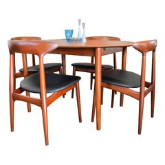 Danish Design Teak Dining Set by Kurt Ostervig and Peter Hvidt & Orla Molgaard