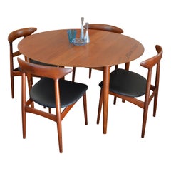 Danish Design Teak Dining Set by Kurt Ostervig and Peter Hvidt & Orla Molgaard
