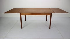 Danish Design Teak Extendable Dining Table for Ellegaards Møbelfabrik, 1960s