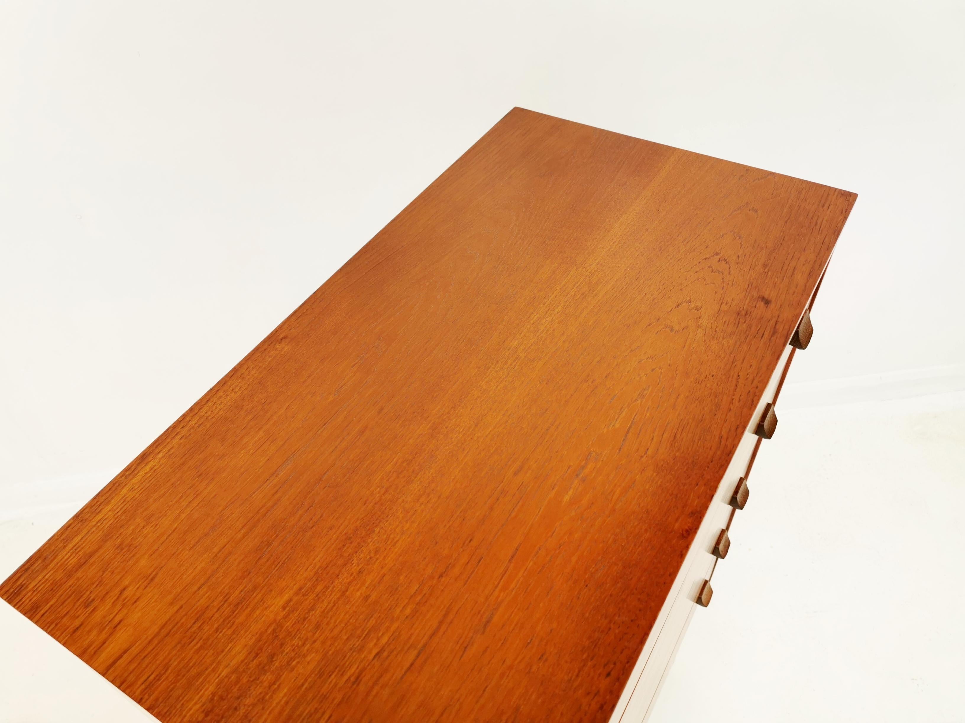 Danish Design Teak Midcentury Chest of Drawers, 1960s For Sale 1