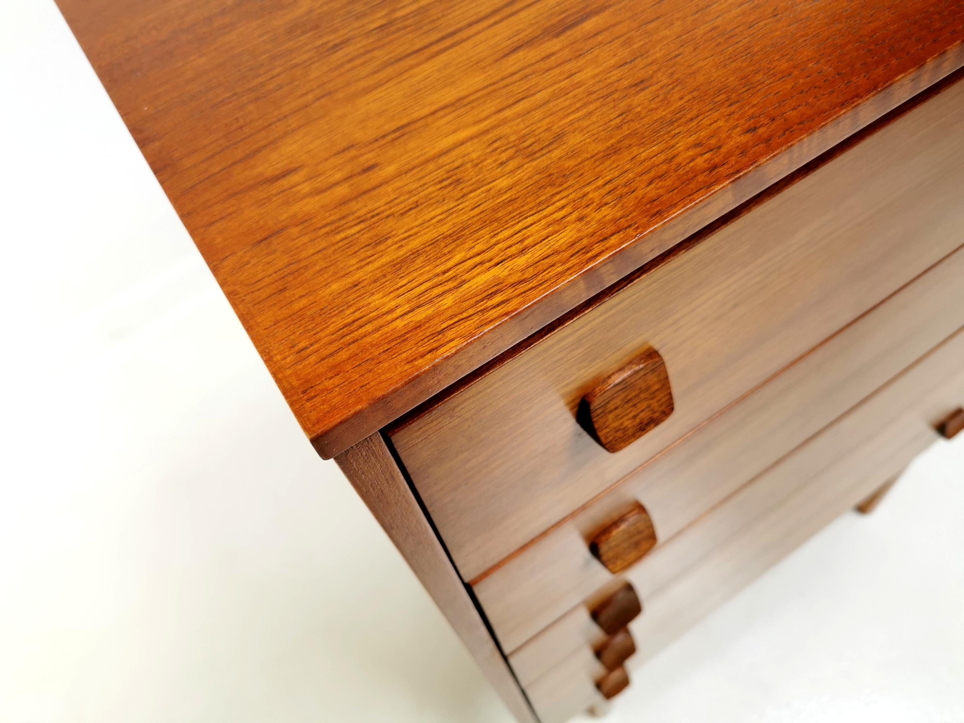 Danish Design Teak Midcentury Chest of Drawers, 1960s For Sale 2