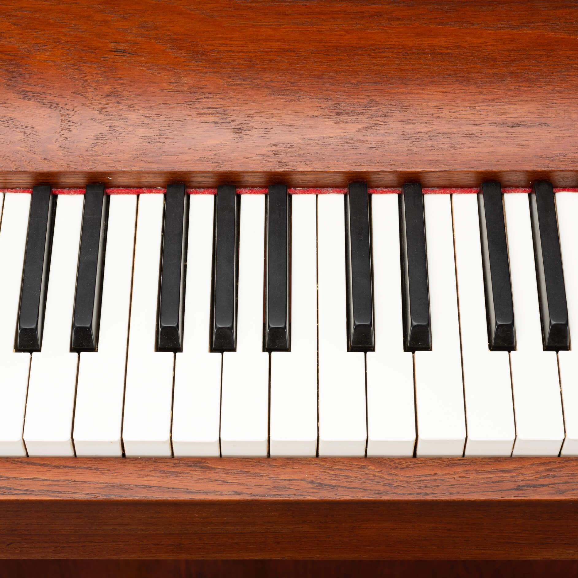 Danish Design Teak pianette by Louis Zwicki, 1950s 5