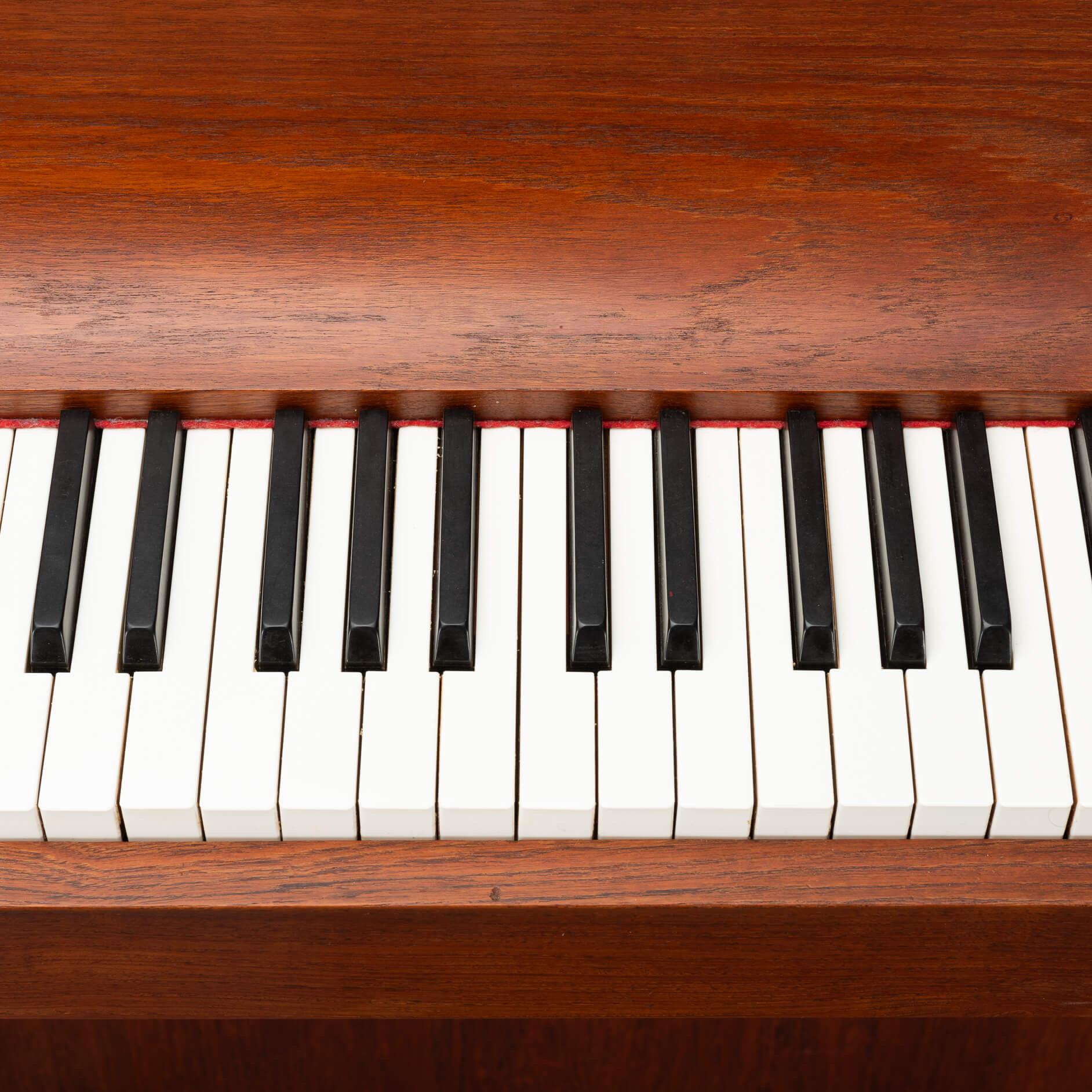 Danish Design Teak pianette by Louis Zwicki, 1950s 6