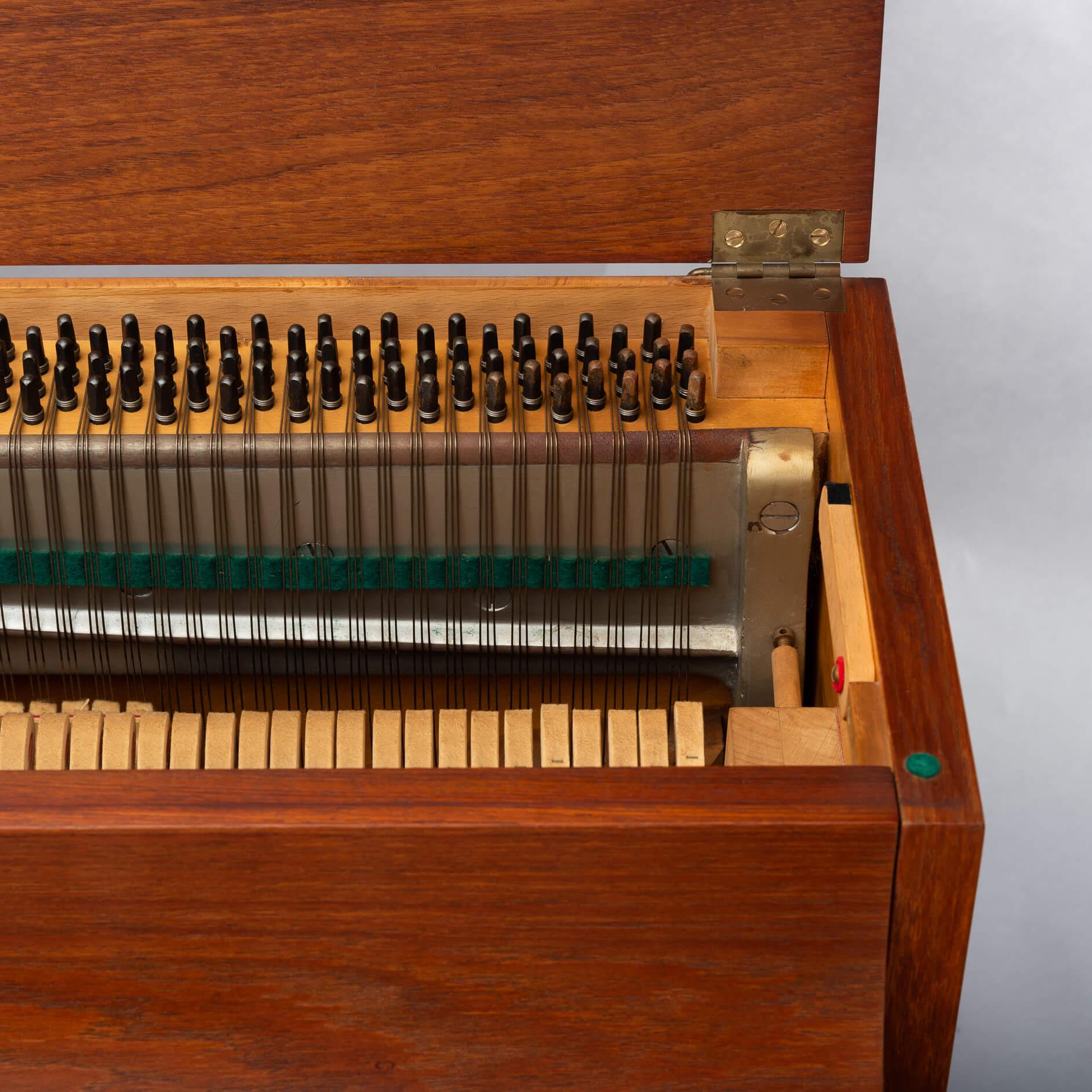 Danish Design Teak pianette by Louis Zwicki, 1950s 12