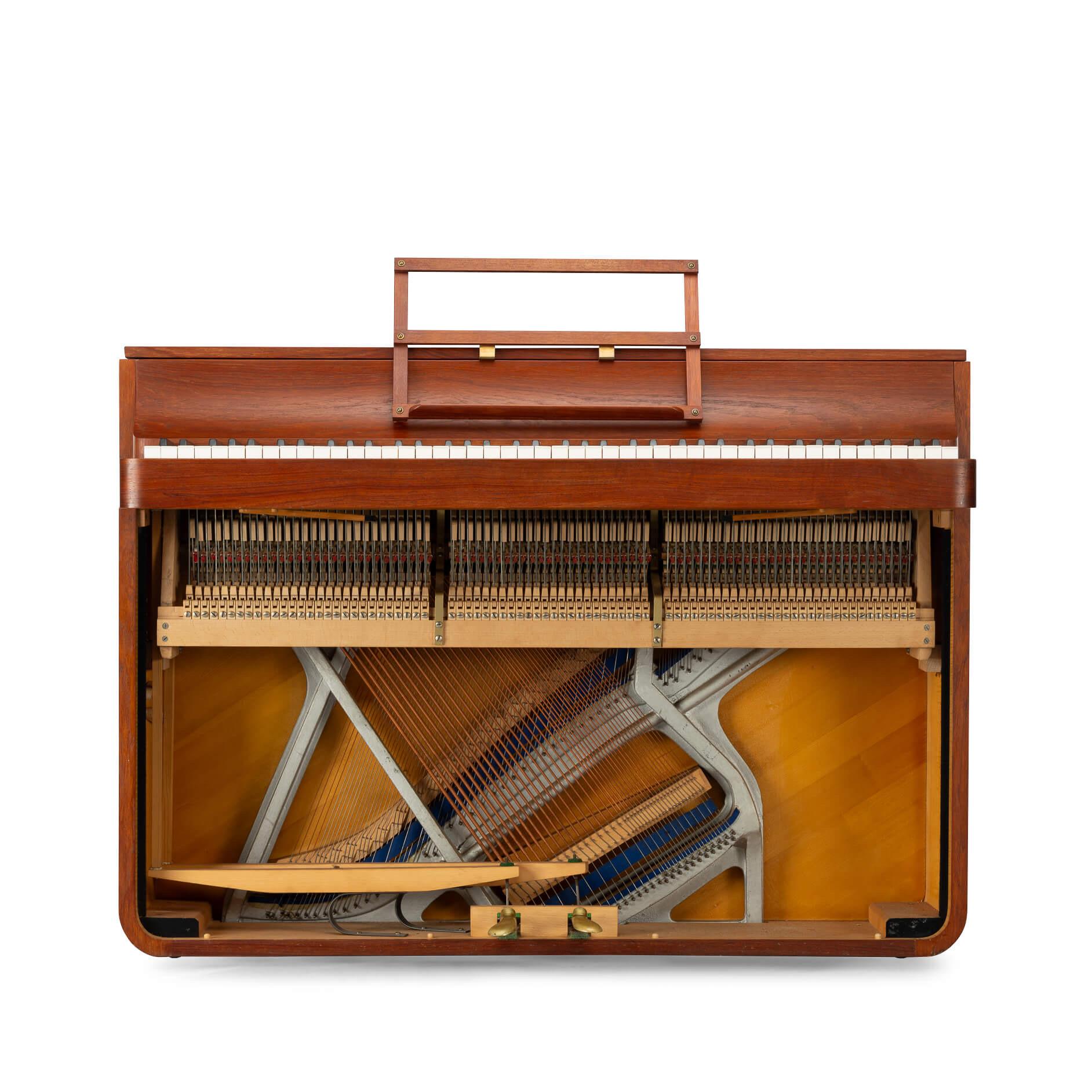 Mid-Century Modern Danish Design Teak pianette by Louis Zwicki, 1950s