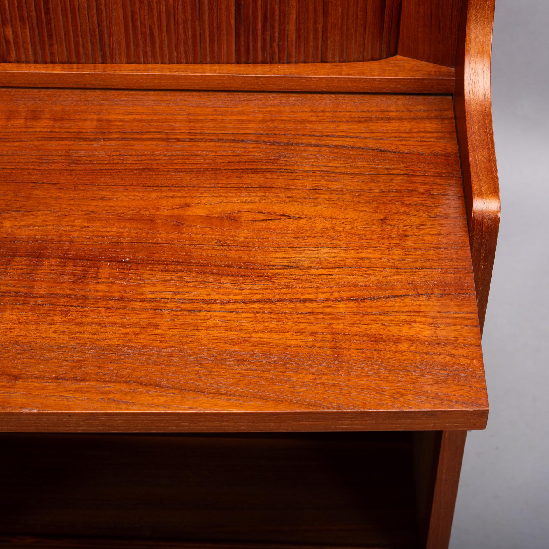 Danish Design Teak Secretaire by Johannes Sorth for Bornholm Møbelfabrik, 1960s For Sale 7