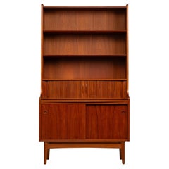 Vintage Danish Design Teak Secretaire by Johannes Sorth for Bornholm Møbelfabrik, 1960s