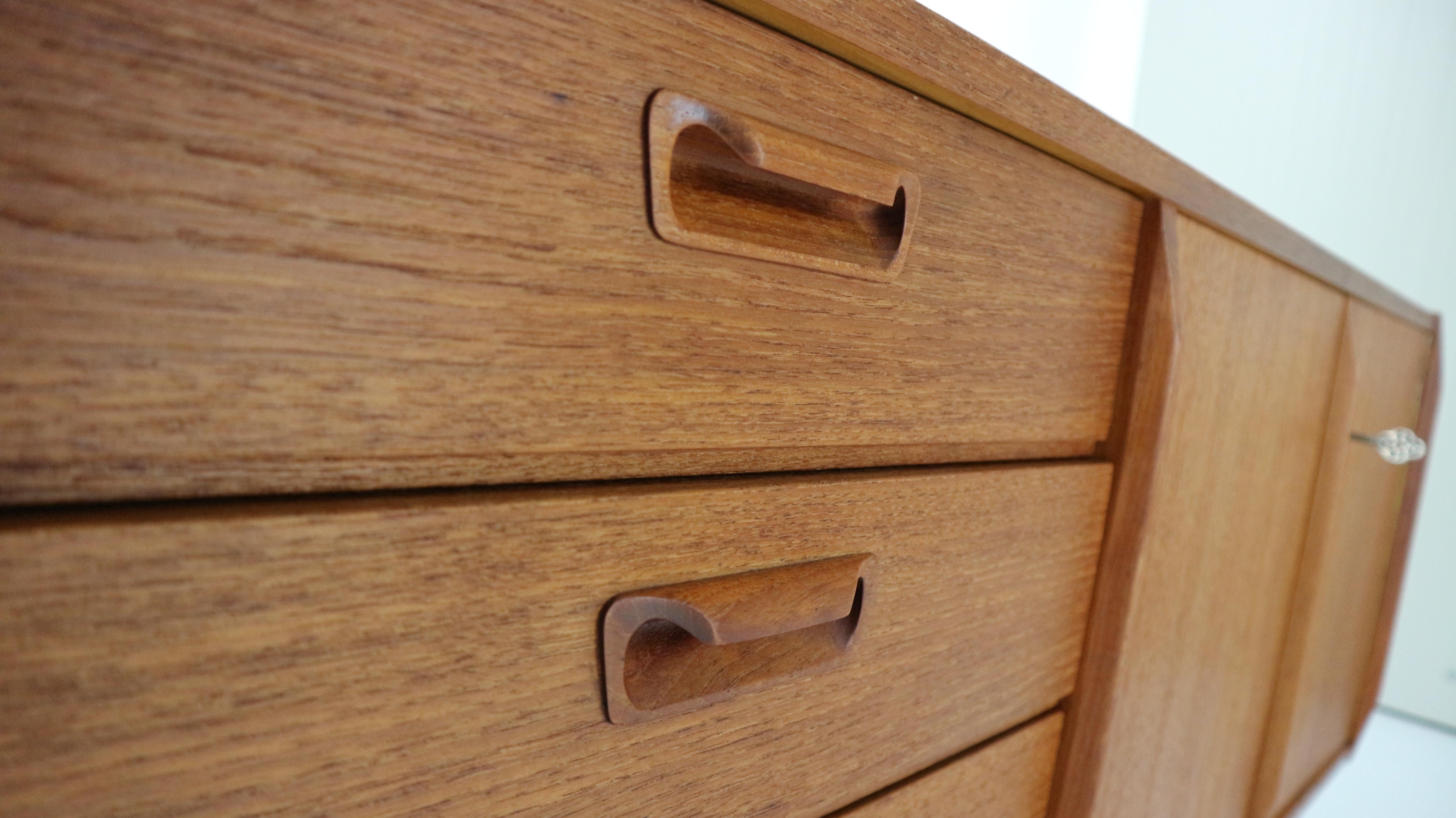 Danish Design Teak Vintage Sideboard, 1960s, Denmark 7