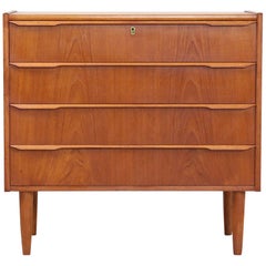 Danish Design Teak Wooden Chest of Drawers, 1960