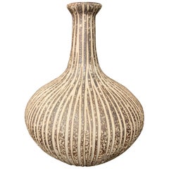 Danish Design Vertical Stripe Vase, Thailand, Contemporary