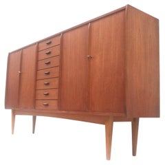 Danish design vintage sideboard made of teak from the 1960s