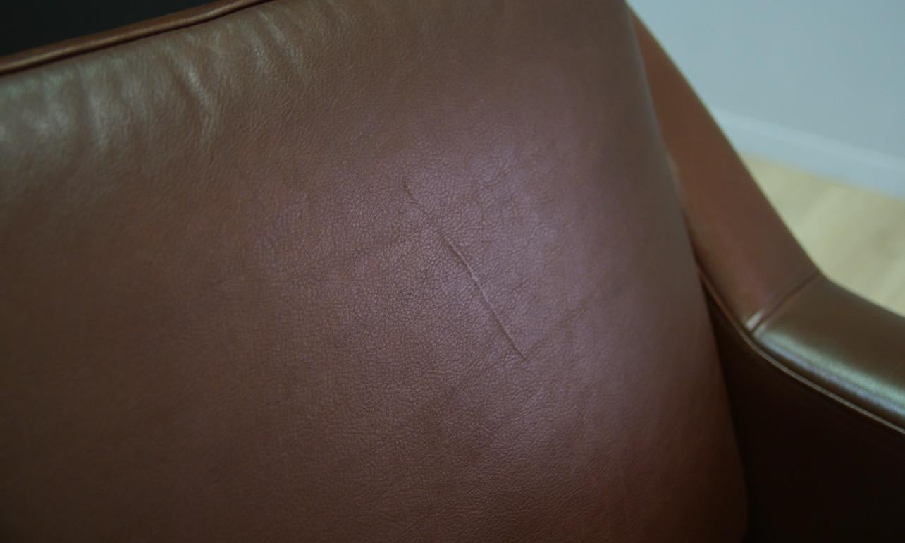 Late 20th Century Danish Design Vintage Sofa Retro Leather