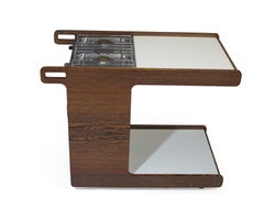 Danish Designed Wenge Chef Cart with Stove, Poolside BBQ