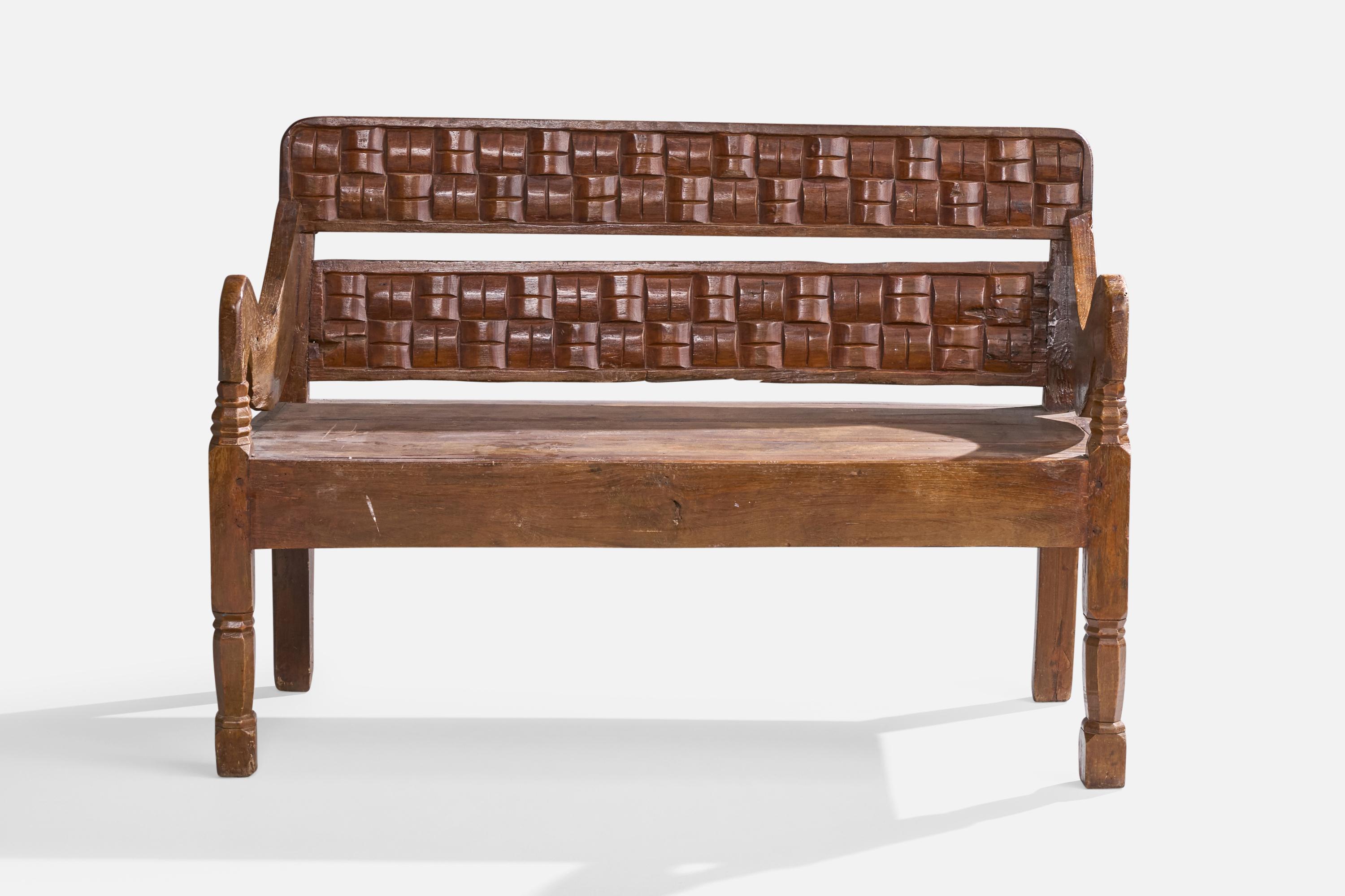 Diseñador danés, Banco, Roble, Dinamarca, Década de 1910 en venta 5