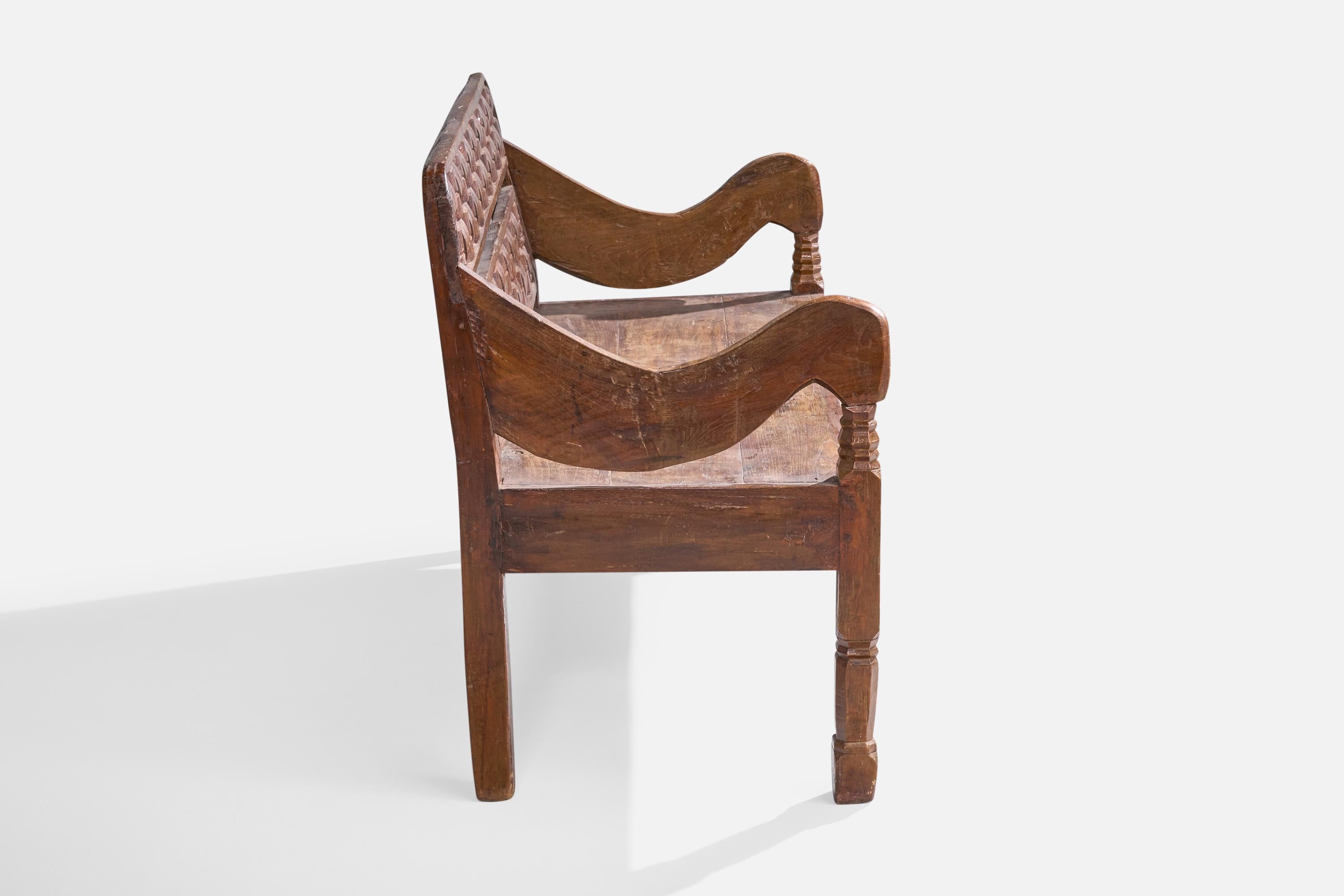 Diseñador danés, Banco, Roble, Dinamarca, Década de 1910 en venta 7