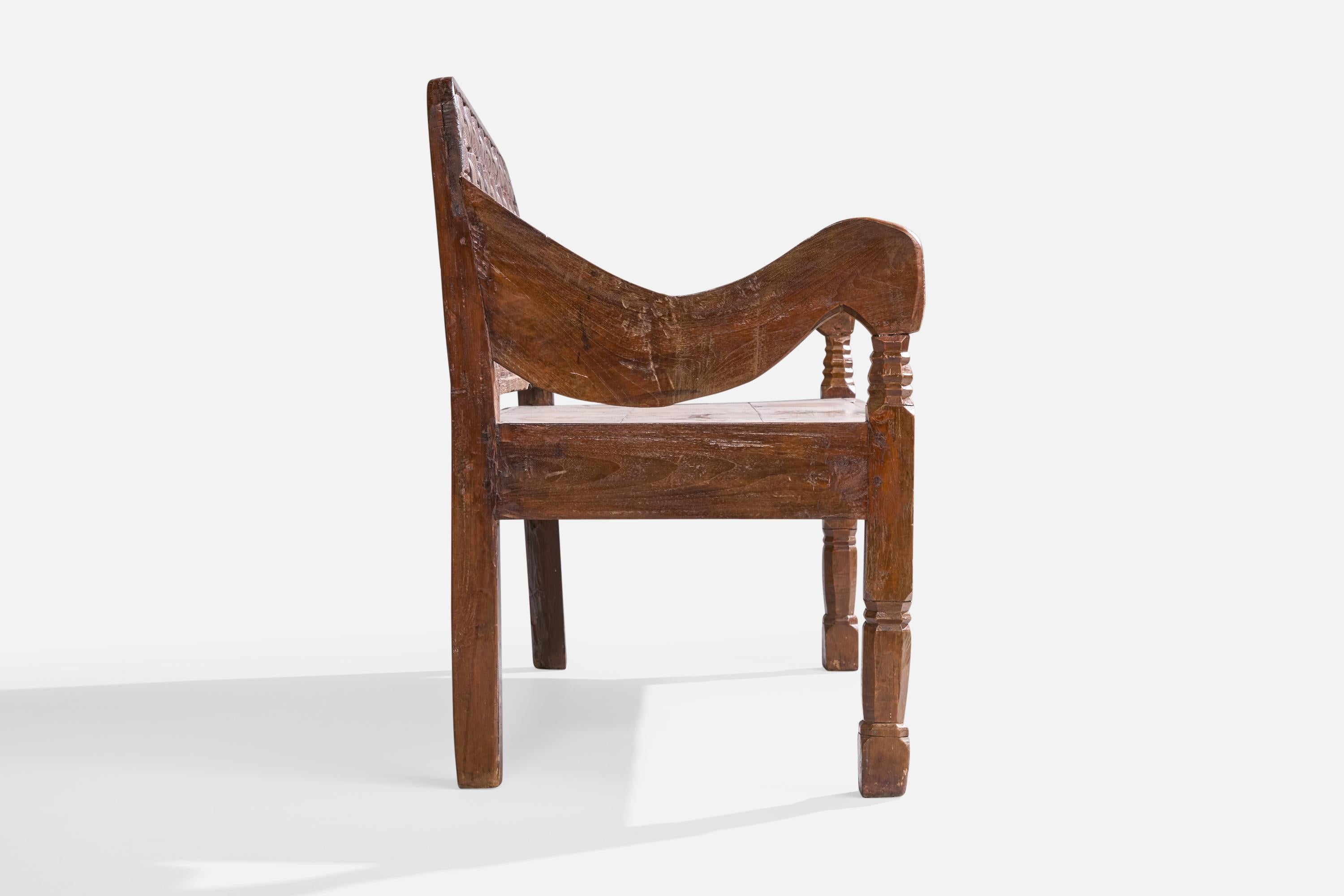 Diseñador danés, Banco, Roble, Dinamarca, Década de 1910 en venta 8