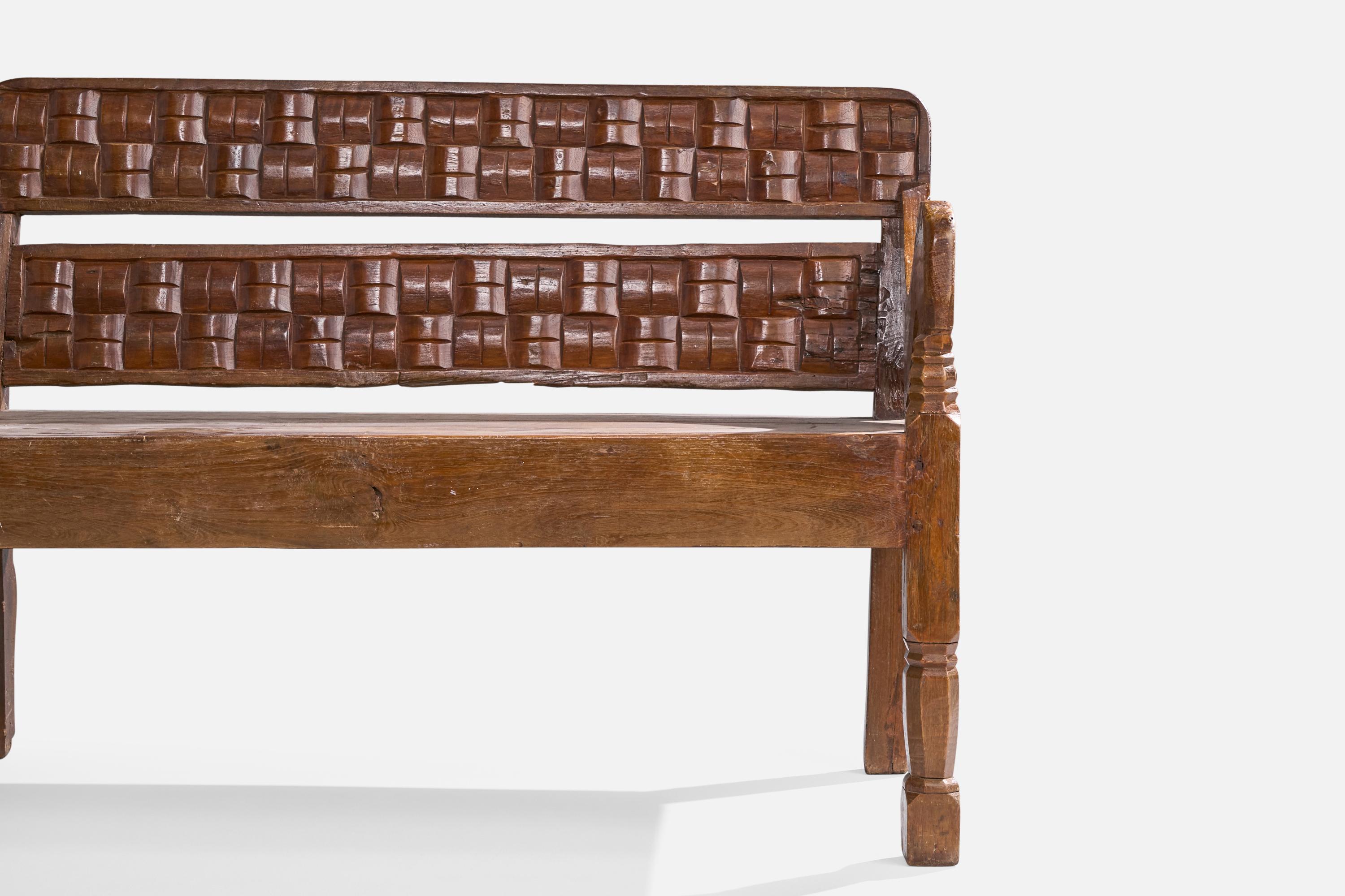 Diseñador danés, Banco, Roble, Dinamarca, Década de 1910 en venta 10