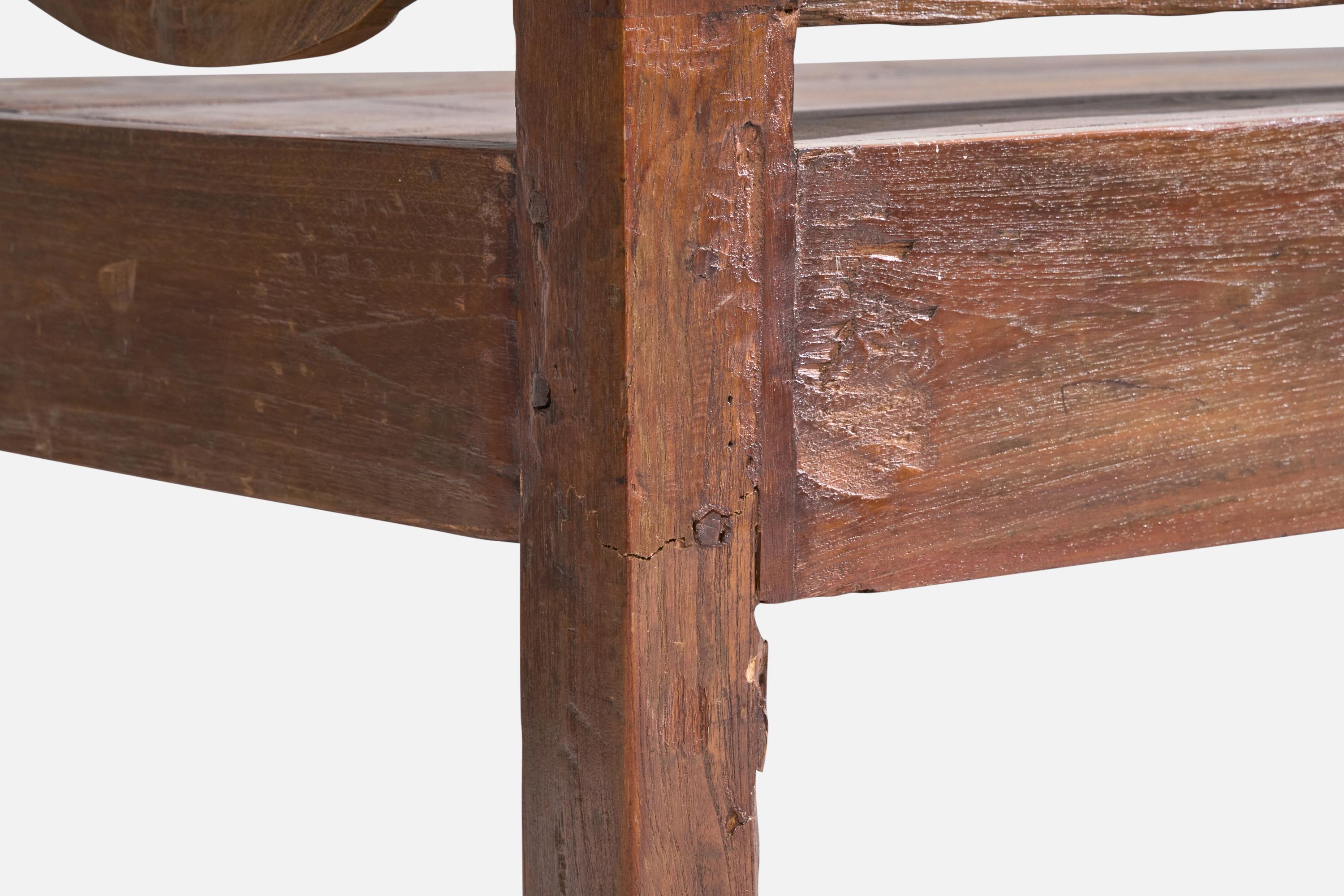 Diseñador danés, Banco, Roble, Dinamarca, Década de 1910 en venta 4
