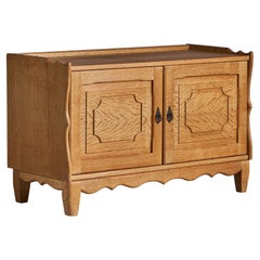 Armadio di design danese, Oak, ferro, Danimarca, anni '50