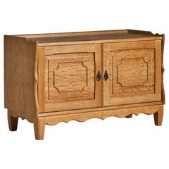 Armadio di design danese, Oak, ferro, Danimarca, anni '50