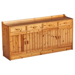 Cabinet de designer danois, pin, Danemark, années 1970