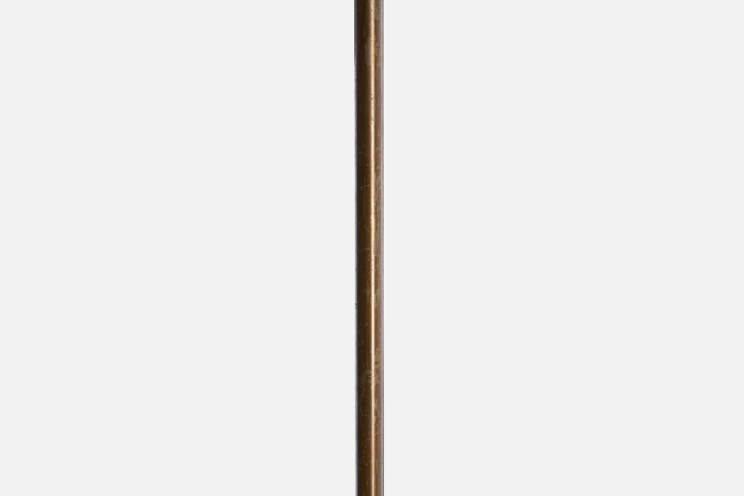 Ottone Designer danese, lampadario, ottone, Danimarca, anni '1960 in vendita